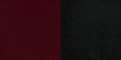 Flash Furniture HERCULES Series Black Coffee Back Metal Restaurant Chair - Burgundy Vinyl Seat