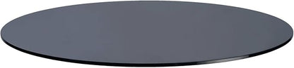 Spancraft Round Grey Tempered Glass 1/2" Thick Table Top (18")