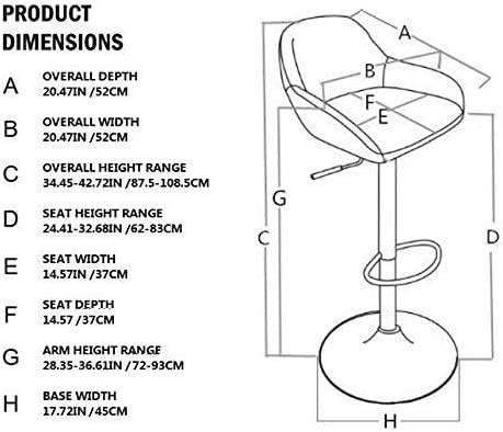 Glitzhome 3-Piece Pub Table and Chairs, Square Bar Height Adjustable Swivel PU Leather Bar Stools Set of 2, Rustic Dining Room Tables for Kitchen Island Bistro Office Living Room Small Space