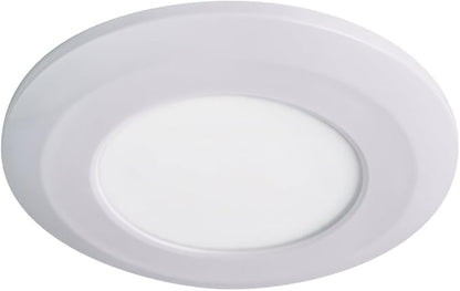 Armacost Lighting Wafer Thin LED Puck Light, Bright White Light (4000K), Brilliant White Finish 224411