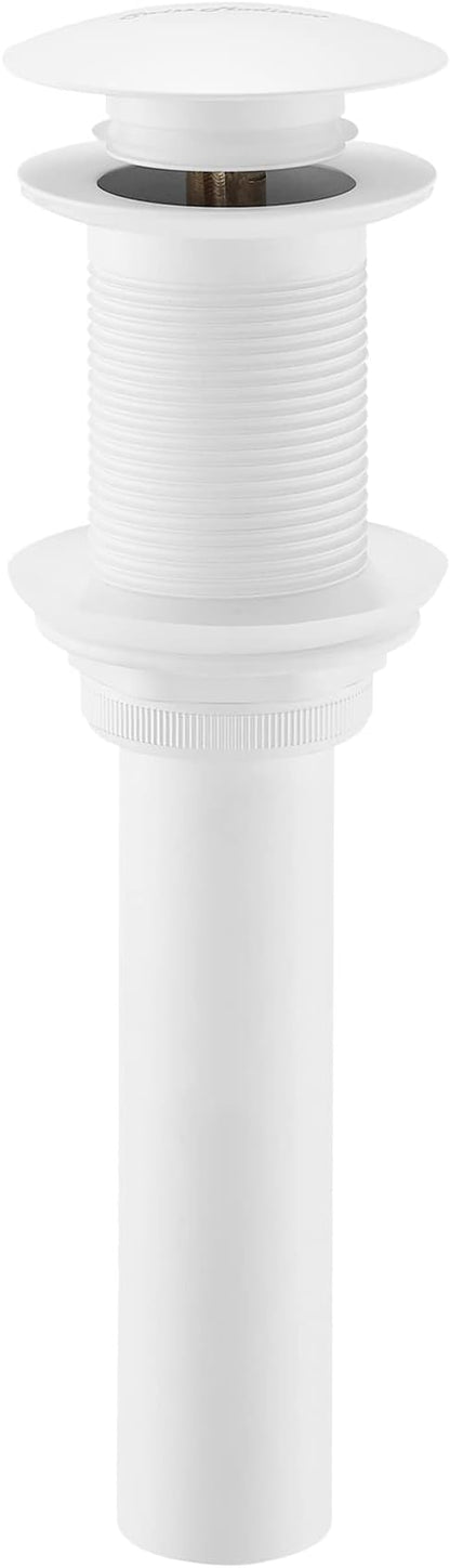 Swiss Madison Well Made Forever SM-PD25MW, Residential Non-Overflow Pop Up Sink Drain 1.75 in Matte White