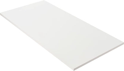 Kaboon 48x30 inches Tabletop, Solid One-Piece Desktop for Sit Stand Desk, Double Desks, L Desk DIY,Wood Countertop Home or Commercial Use,1 inch Thick, White, 30" D x 47.25" W