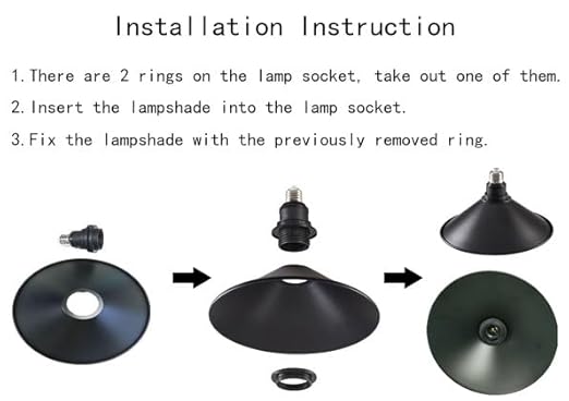 2-Pack E26 to E26 Screw-in Industrial Style Ceiling Lights Fixture, Matte Black Farmhouse Light Fixtures for Kitchen, Laundry Room, Entryway, Hallway