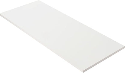 Kaboon 48x18 inches Tabletop, Solid One-Piece Desktop for Sit Stand Desk, Double Desks, L Desk DIY,Wood Countertop Home or Commercial Use,1 inch Thick, White