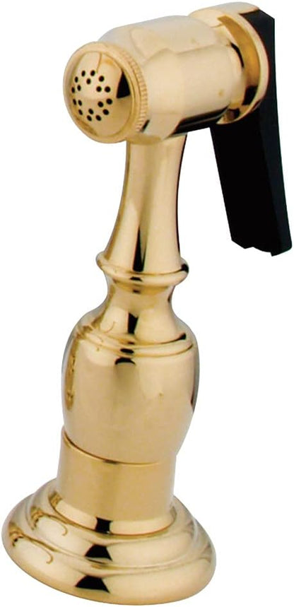 Kingston Brass Gourmetier KBSPR2 Kitchen Faucet Sprayer with Hose, Polished Brass