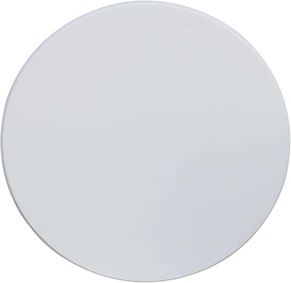 HomeStock Island Interiors 36-in Round Top Pedestal Table - 28.9-InH - White Finish, Solid Parawood, for Use with Dining Chairs, Ready to Assemble, Timeless Design for Coastal-Inspired Spaces