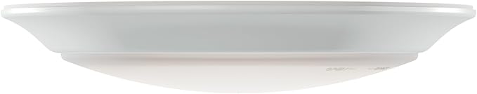 Kichler Low Profile LED Downlight - Gen Select 5-in-1 Downlight White, for Wet or Damp Spaces, 2700K-5000K, Color Temperature Select, Power Surge Protected, (7.38" Dia x 1.35" H) 43874WH5CCT
