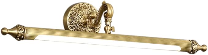 Aiwen LED Vanity Light Fixture 9W 22.04 inch Bath Vanity Lights with PC Lamp Shade Retro Artwork Picture Lighs Wall Sconces for Dressing Bathroom Lighting Neutral Daylight 4000k