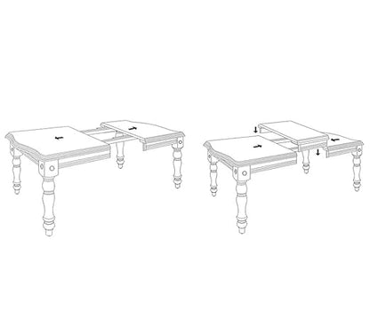 Sunset Trading Oak Selections Dining Table, Light Finish, 30 x 42 x 56