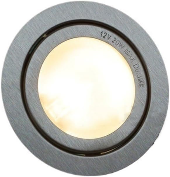 2Pc 12VDC 3000K Home Range Hood Accessories Recessed Round LED Lighting 12V Warm Light(Plug EL)