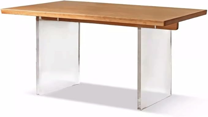 Dinning Table Solid Wood Dining Table Cherry Rectangular Workbench Home Island Modern Wooden Kitchen & Dining Room Tables