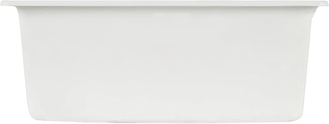 Signature Hardware 447657 Totten 25" Drop In or Undermount Single Basin Granite Composite Kitchen Sink