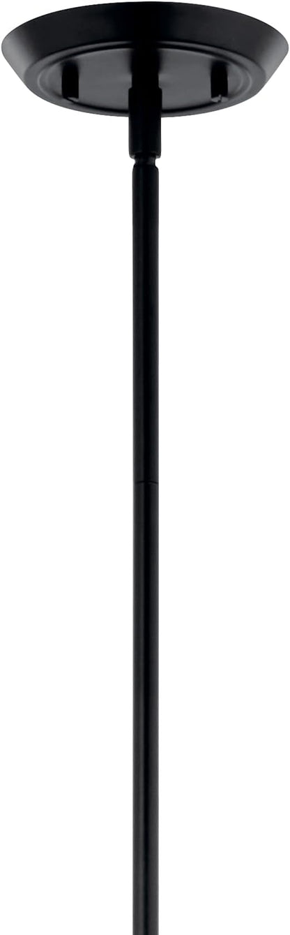 Kichler Alvaro 8-Light Chandelier, Soft Modern Light in Black, for Great Room or Large Living or Dining Room (23.25" x 50"), 52691BK