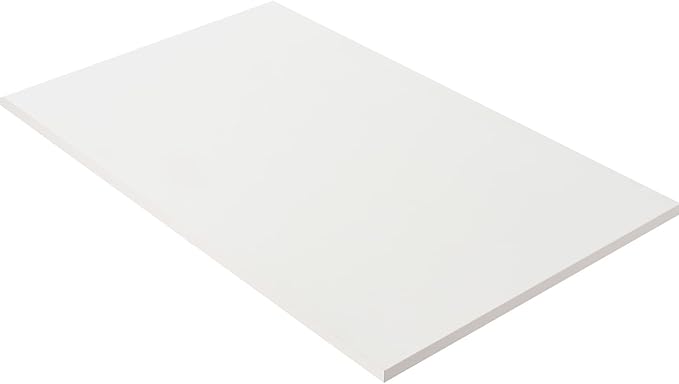 Kaboon 36x24 inches Tabletop, Solid One-Piece Desktop for Sit Stand Desk, Double Desks, L Desk DIY,Wood Countertop Home or Commercial Use,1 inch Thick, White