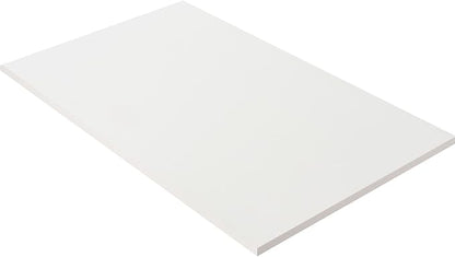 Kaboon 36x24 inches Tabletop, Solid One-Piece Desktop for Sit Stand Desk, Double Desks, L Desk DIY,Wood Countertop Home or Commercial Use,1 inch Thick, White