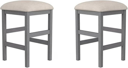 espidoo Kitchen Island with Stools & Storage: Expandable Faux Marble Top on Casters - Farmhouse Style Dining Set for Small Spaces & Family Gatherings