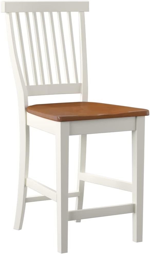 homestyles Americana Off-White Counter Stool