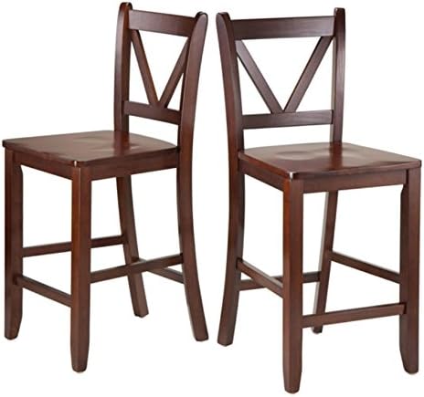 Ergode Sally 3-Piece Kitchen Island Table Set | 2 Drawers | Saddle Seat Stools | Space-Saving & Stylish | (94364-VV)