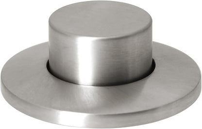 Westbrass ASB-RB3-07 Sink Top Waste Disposal Replacement Air Switch Trim Only, Raised Button, Satin Nickel