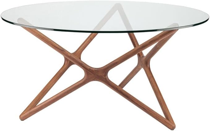 46 Inch Round Tempered Flat Polished Edge Glass Table Top -1/4” Thick Round Glass Table Top–Heavy Duty, Dining, Coffee, and Office Tables by Fab Glass and Mirror