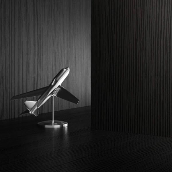 Mobili Fiver, Evolution Dining Table 35.4 x 23.6 in, Ashwood Black with One Leg, for 2 People, Modern Dining Table for Kitchen, Italian Furniture