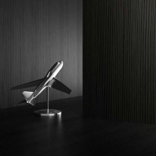 Mobili Fiver Evolution Tall Kitchen Bar Table Made in Italy | Space Saving, Counter Height Table for 1 | Modern Breakfast Bar Counter Top w/Cable Holder | Ashwood Black | 35,4" x 15,7" in
