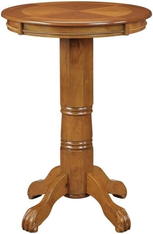 Florence 42" Height Pub Table - Brushed Oak
