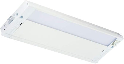 Kichler 4U Series LED Under Cabinet Light in Textured White, 3000K Dimmable Task Lighting for Kitchen or Office, 4U30K12WHT, (4.5" W x 1" H x 12" L)