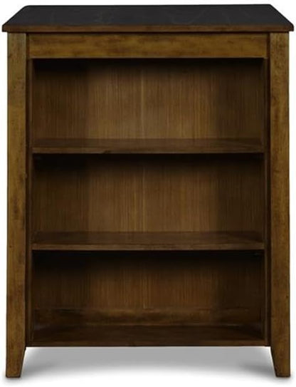 New Classic Furniture Gia Counter Table with Two Chairs and Storage Shelf, 30-Inch, Brown