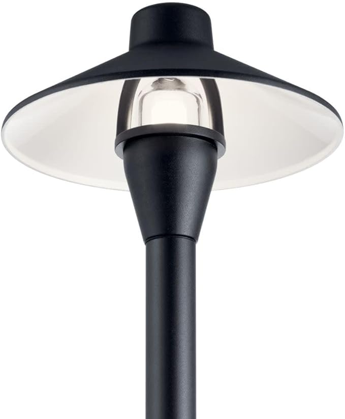 Kichler 12V Path Light in Textured Architectural Bronze, Durable Landscape Lighting, (21" H x 6.75" Dia), 15478AZT