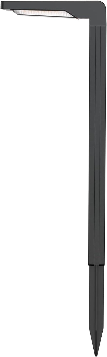 JOFIOS Solar Pathway Lights 6Pack with Warm White and Cool White Mode, Modern Solar Path Lights Outdoor Waterproof, Perfect Solar Lights for Backyard, Lawn, Driveway, Walkway, Garden Decorative.