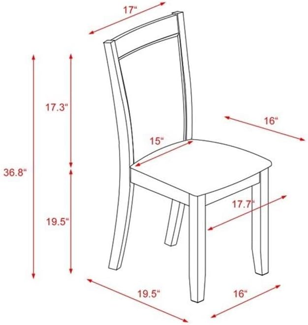 East West Furniture MZC0T01 Monza Parson Dining Chairs - Cream Linen Fabric Upholstered Chairs, Set of 2, Wirebrushed Linen White