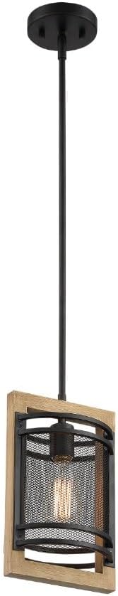 Nuvo Atelier-1 Light Mini Pendant in Vintage Style-7.5 Inches Wide by 12.5 Inches High