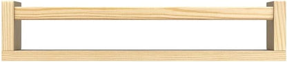 Forbena Natural Wood Nursery Bookshelves for Wall, 24 Inches Long Floating Book Shelves, Wall Mounted Bookcase for Baby Teen Girl Boy Kids Room Bedroom, Playroom Organizer, Bathroom Decor (4-Pack)