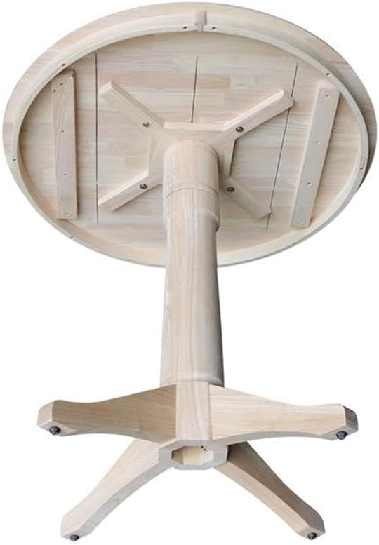 International Concepts 36" Round Top Pedestal Table-34.9" H, Unfinished