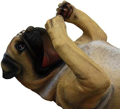 Ebros Gift Lifelike Purebreed Pedigree Canine Adorable Fawn Pug Dog Wine Bottle Holder Figurine Statue As Kitchen Wine Cellar Centerpiece Decor Storage Organizer (Fawn Brown Pug)