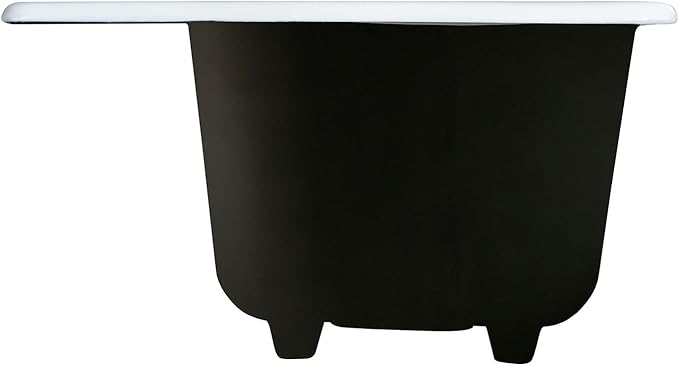 Gourmetier GCKTS15158 15X15 Single Bowl Top Mount Drop-In Kitchen Sink, White