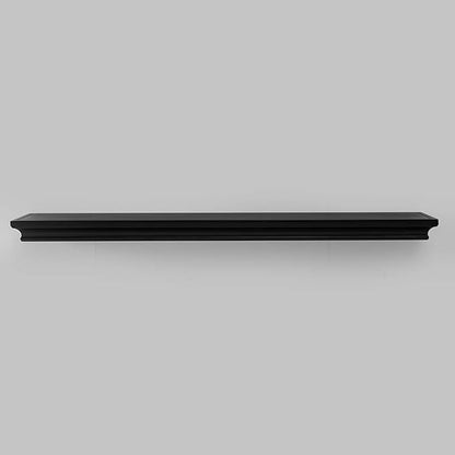 AHDECOR Floating Shelves Wall Mounted, Deeper Wall Storage Shelf for Home Décor, Super Sturdy, Easy to Install, Black, 36" Wide, 7.75"