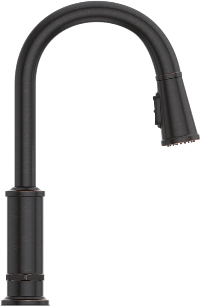 Pfister, GT529-TDC, Port Haven 1.8 GPM Deck Mounted Pull Down Kitchen Faucet, Polished Chrome