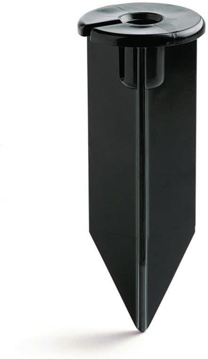 Kichler 8” Outdoor Landscape Light Stake in Black, Durable Ground Mount Accessory for Pathway and Garden Lights, 15575BK