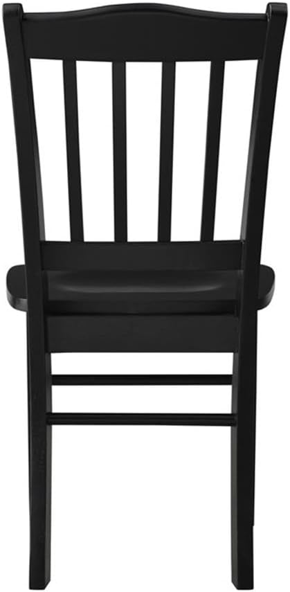 Boraam Shaker Dining Room Side Chairs, Set of 2 – Black Finish
