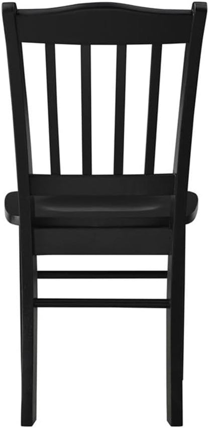 Boraam Shaker Dining Room Side Chairs, Set of 2 – Black Finish