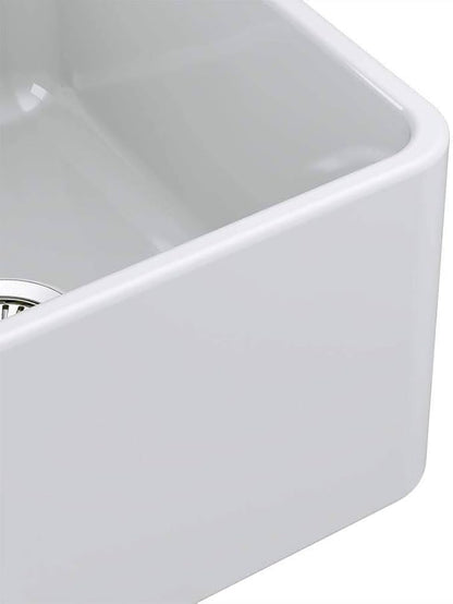 Fireclay sink, 33" Apron Front Farmhouse Kitchen Sink. Solid (Not Hollow.)