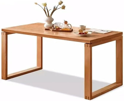 Restaurant Table Dinner Table Solid Wood Dining Table, Retro Island Table, Integrated Large Table, Home Work Table, Dining Table, Living Room Table Rustic Farmhouse Dining Table ( Size : S:140*80*75cm