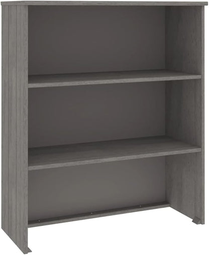 Highboard Top, Light Grey Solid Pine Wood, Lacquered Finish, 33.5x13.8x39.4 in, Rustic Storage Cabinet for Living Room, Durable Furniture Kitchen Furnitur