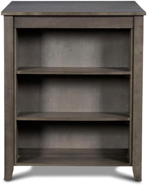 New Classic Furniture Gia Counter Table with Two Chairs and Storage Shelf, 30-Inch, Gray