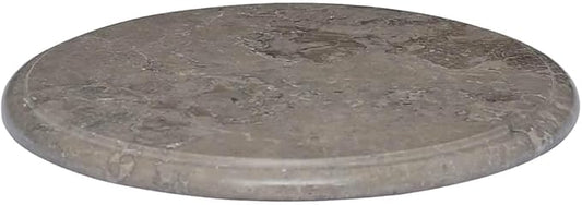 Gray 15.7 x 1 in Marble Table Top for Coffee Table Solid Surface Replacement Countertop for Dining Room Patio Modern Look Easy to Clean
