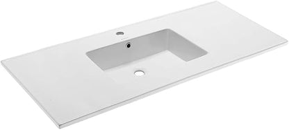 Swiss Madison SM-VT330 Voltaire 49" Vanity Top Sink with Single Faucet Hole