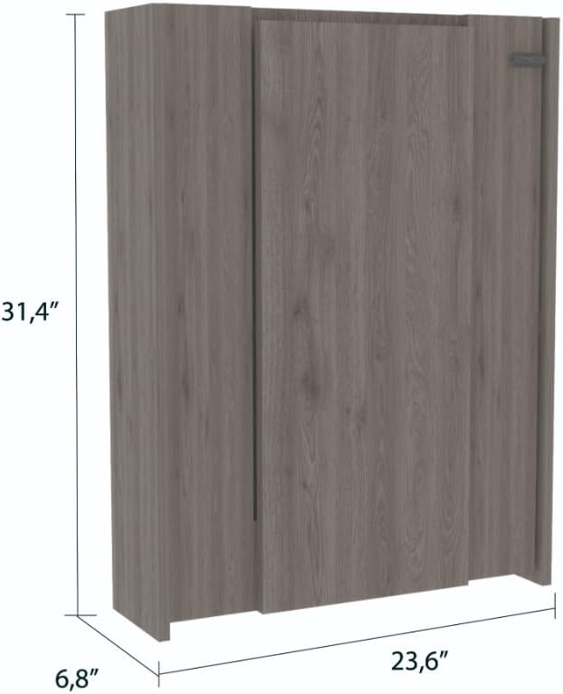 10 Shelf 2 Pcs Kitchen Set, Kitchen Island and Functional Table Whiteand Light Gray