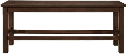 Homelegance Counter Height Dining Bench Brown